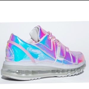 YRU  Aiire light up hologram rave sneakers